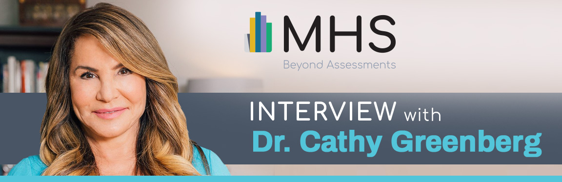 A headshot of Dr. Cathy Greenberg next to the MHS logo.